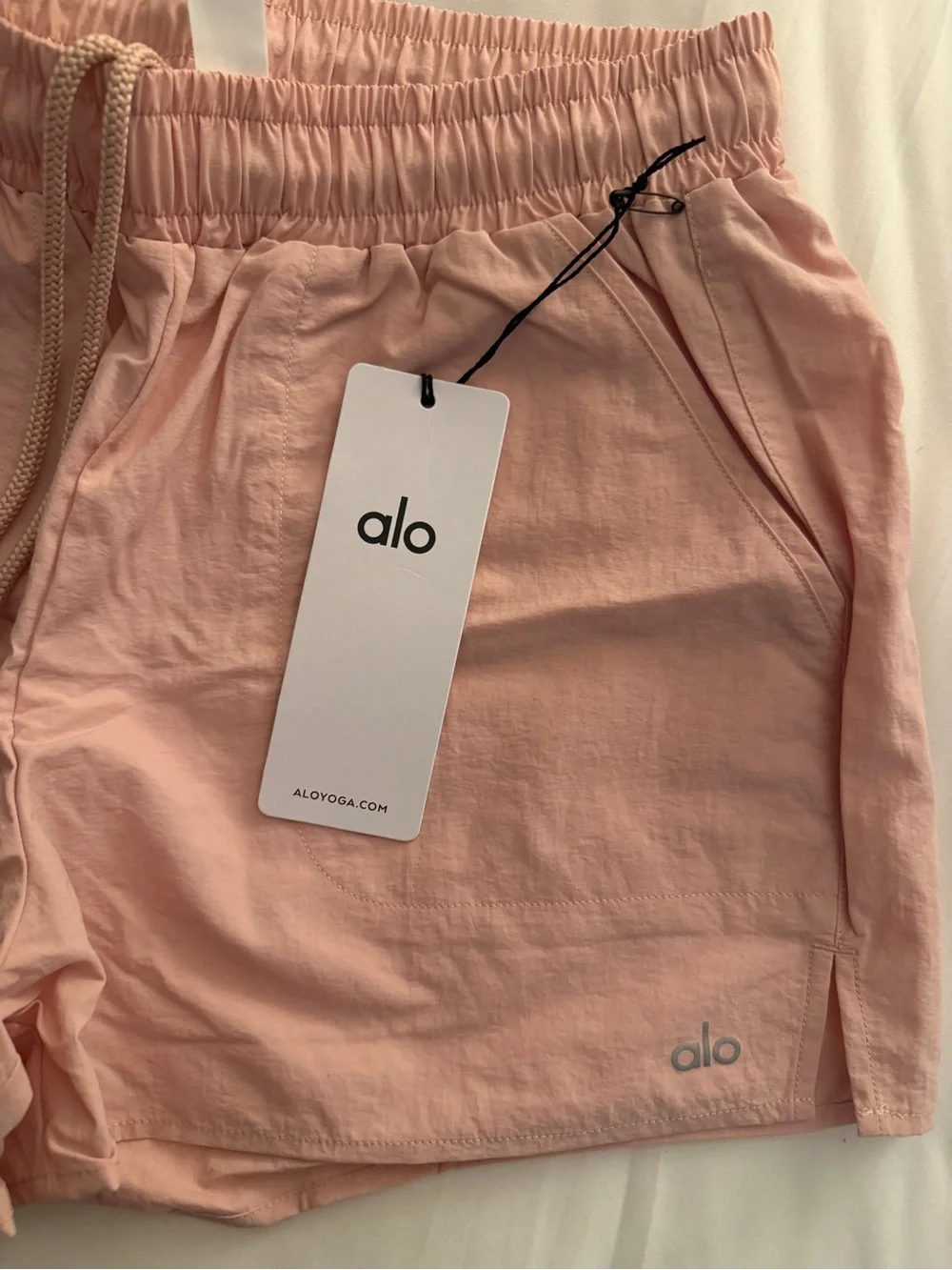 ALO Yoga Alumni Short Pink Quartz NWT